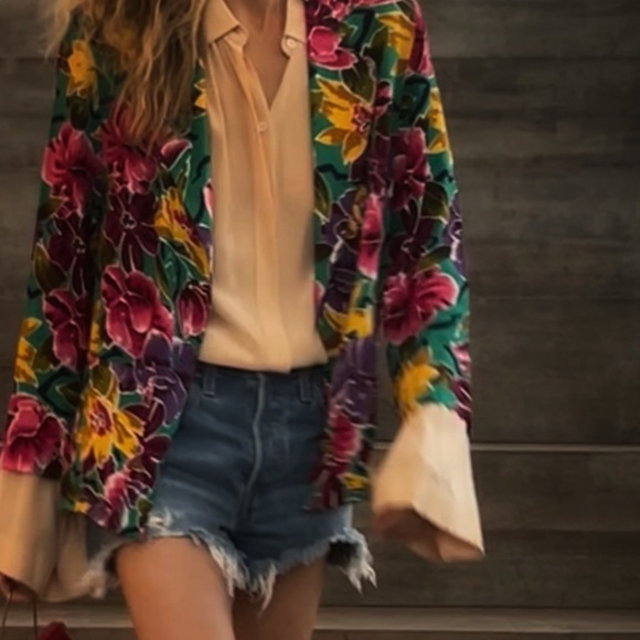 Christian Dior Colorful Floral Blazer - Picture 1 of 5